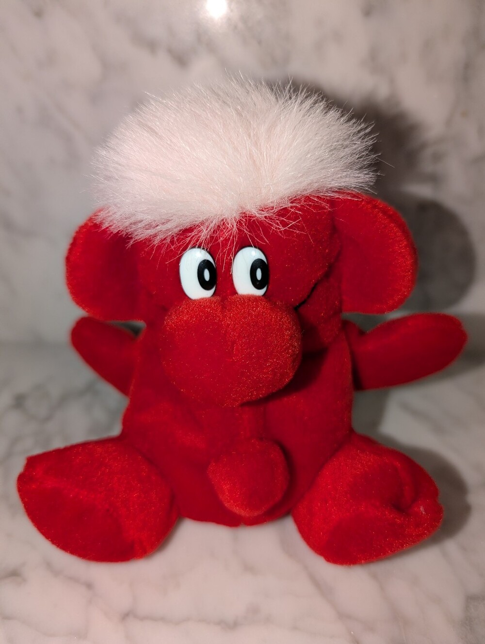 Mini "Click" Kodak Kolorkins 1999 Red Plush Fantasy Creature 5" Beanbag Toy
